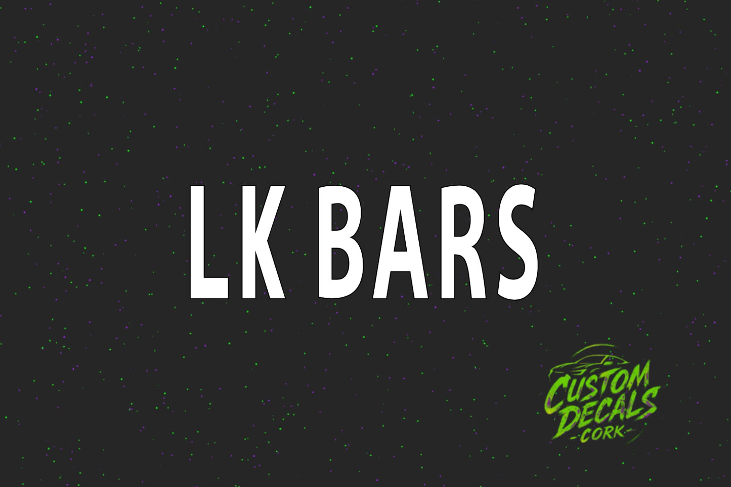 20 Custom Stickers LK BARS 6cm x 2cm