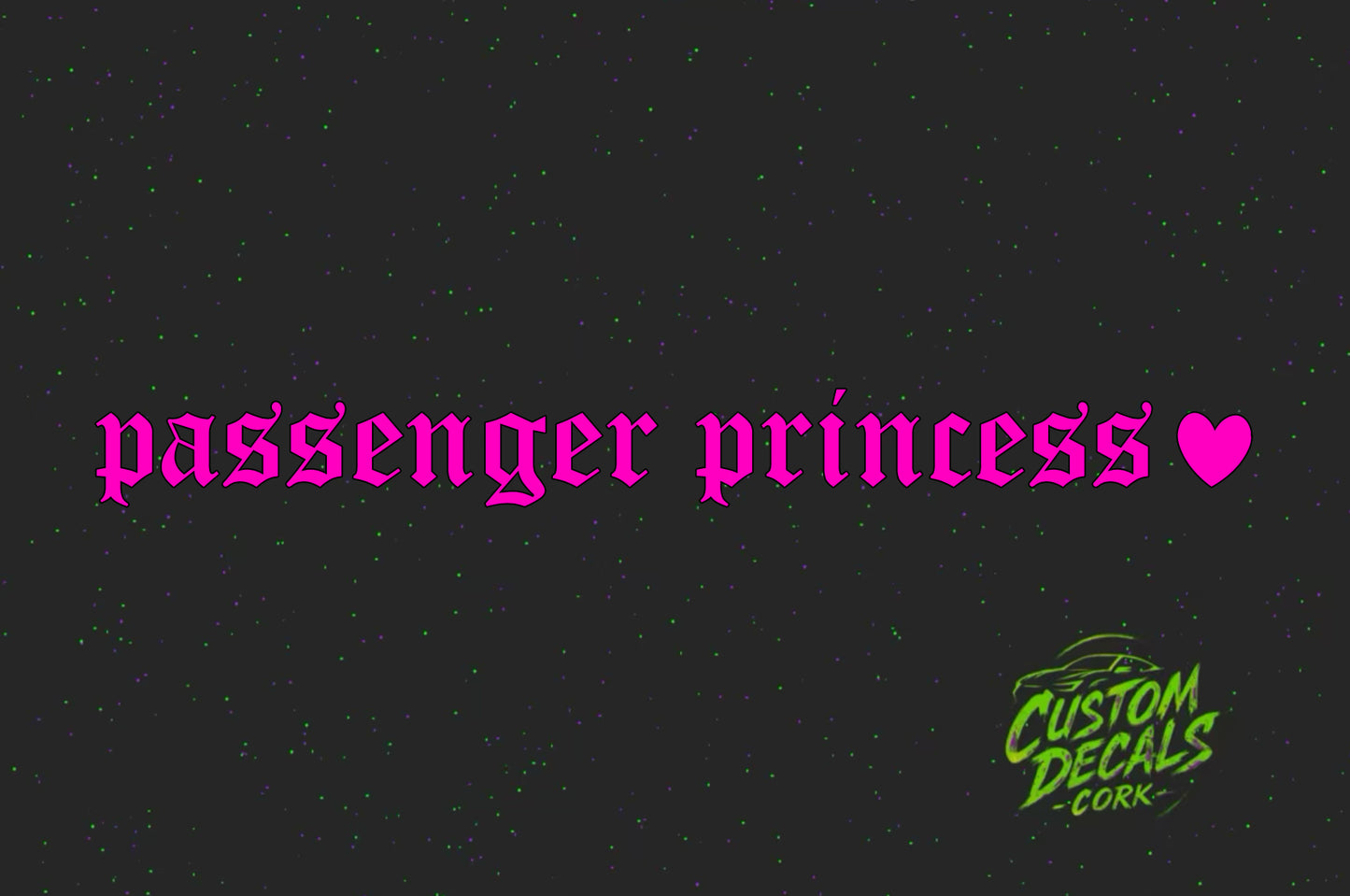 Passenger Princess - Vinyl Decal