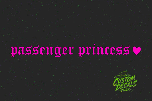 Passenger Princess - Vinyl Decal