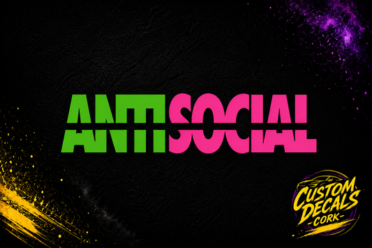 ANTISOCIAL - Vinyl Decal