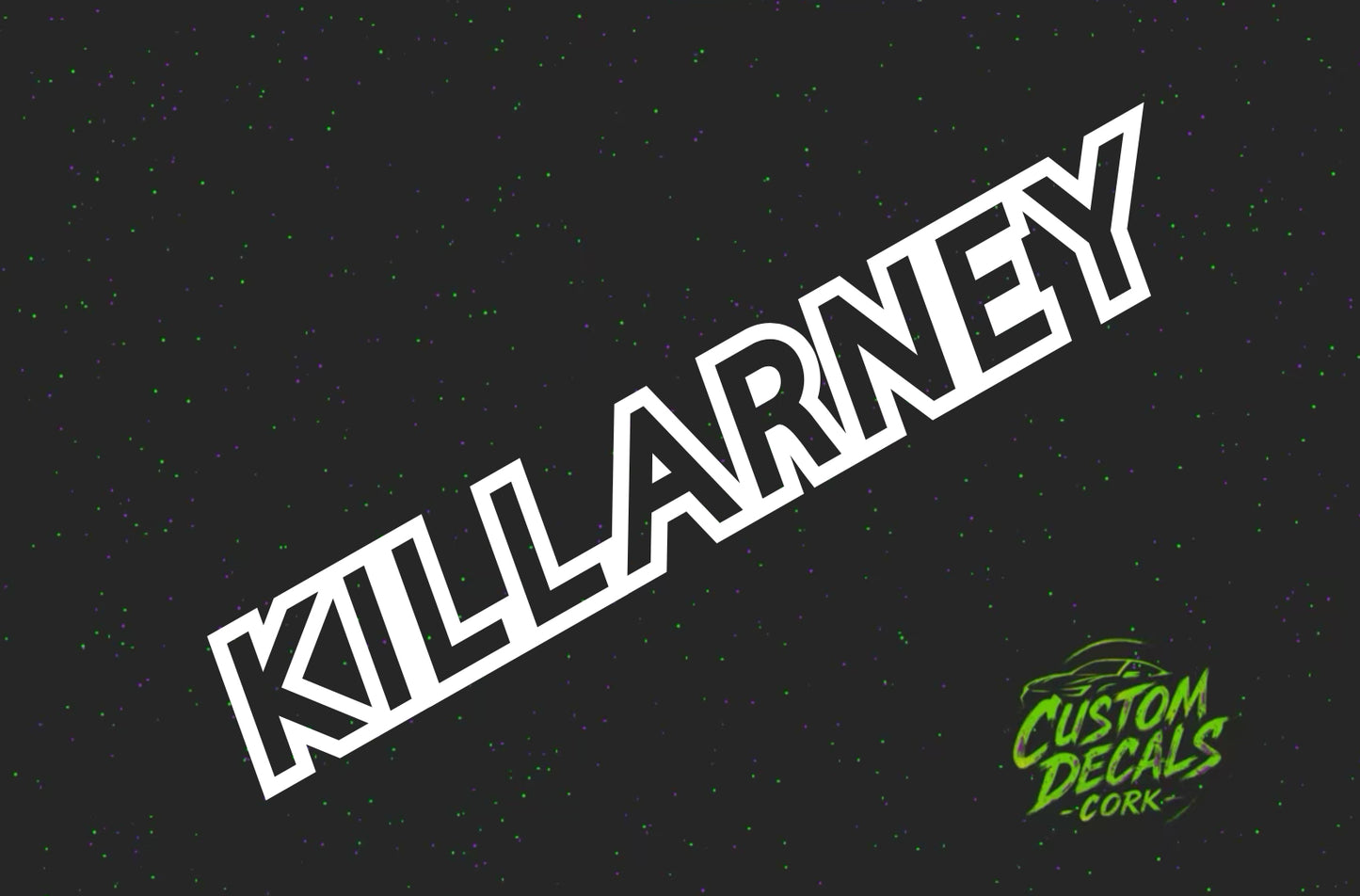 KILLARNEY - Large Window Decal Sticker