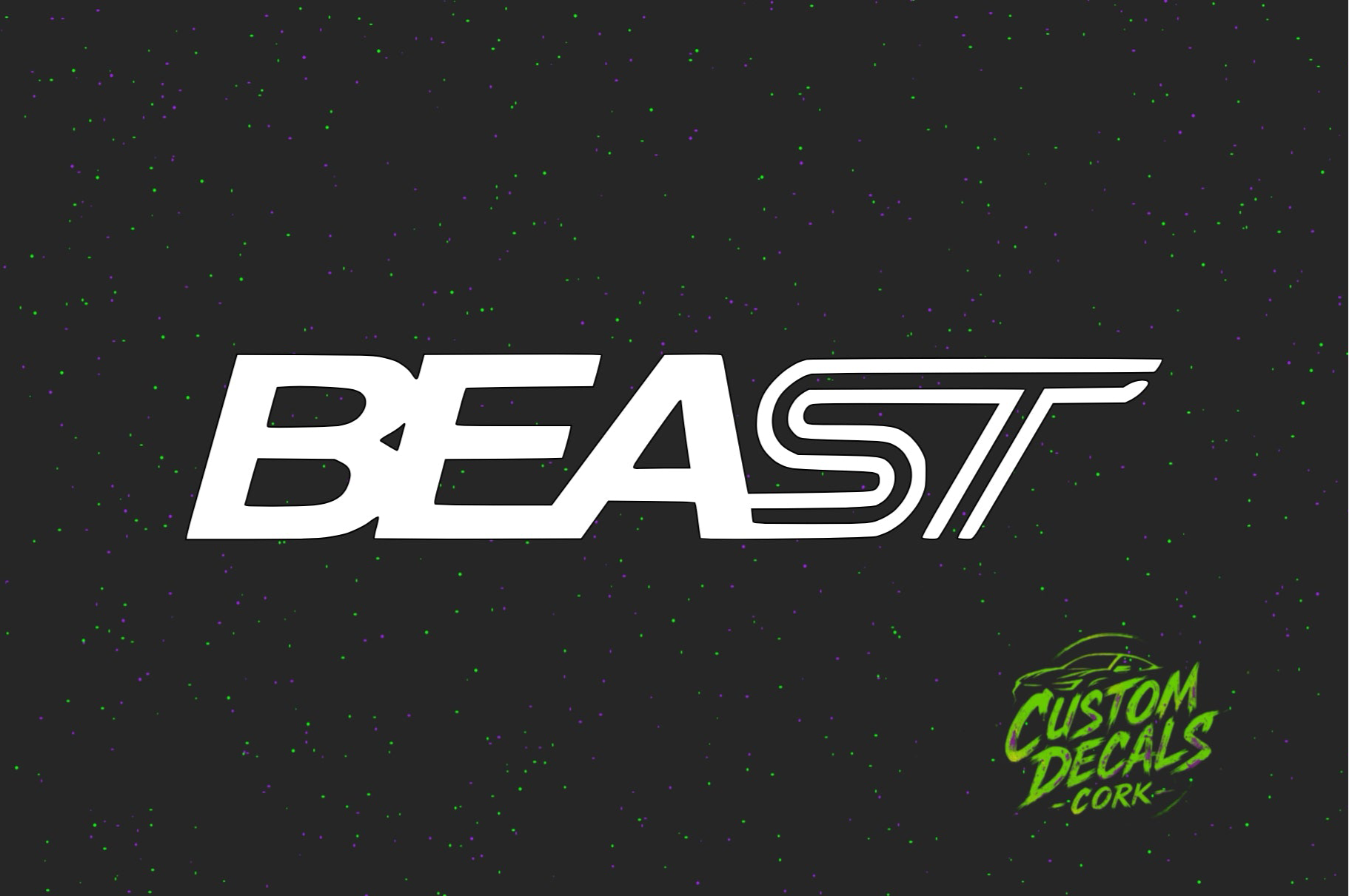 Beast - Ford ST Design | Vinyl Decal – Custom Decals |📍Cork