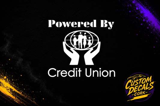 Powered By Credit Union - Vinyl Sticker