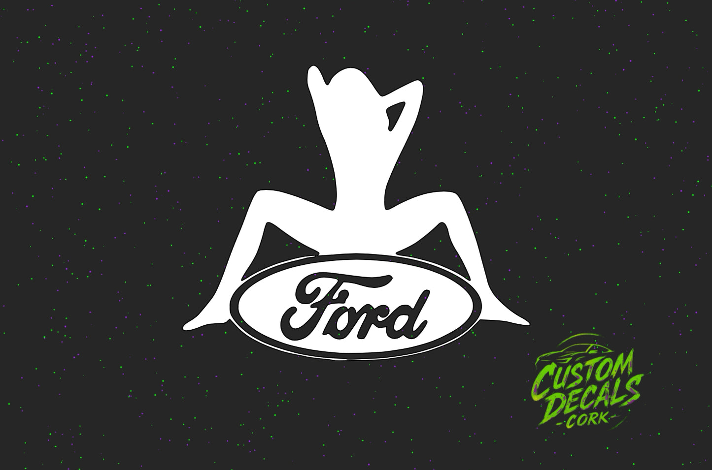 Ford Logo X female | Vinyl Decal