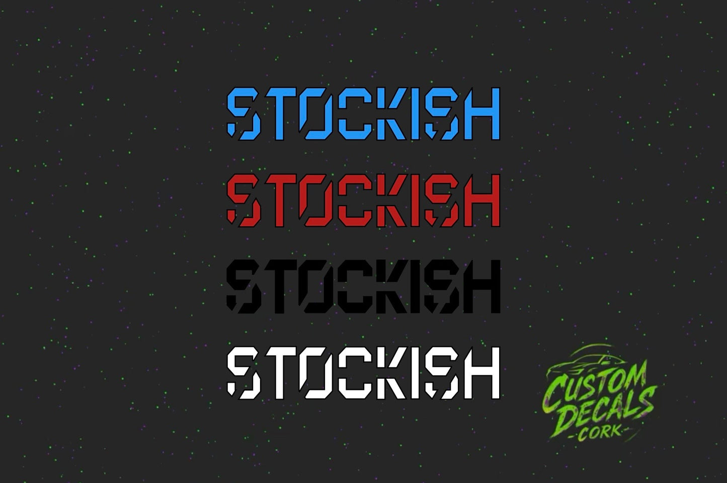 STOCKISH - Vinyl Car Sticker