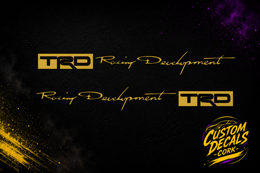 x2 TRD Racing Development | Door style stickers| Vinyl Decal
