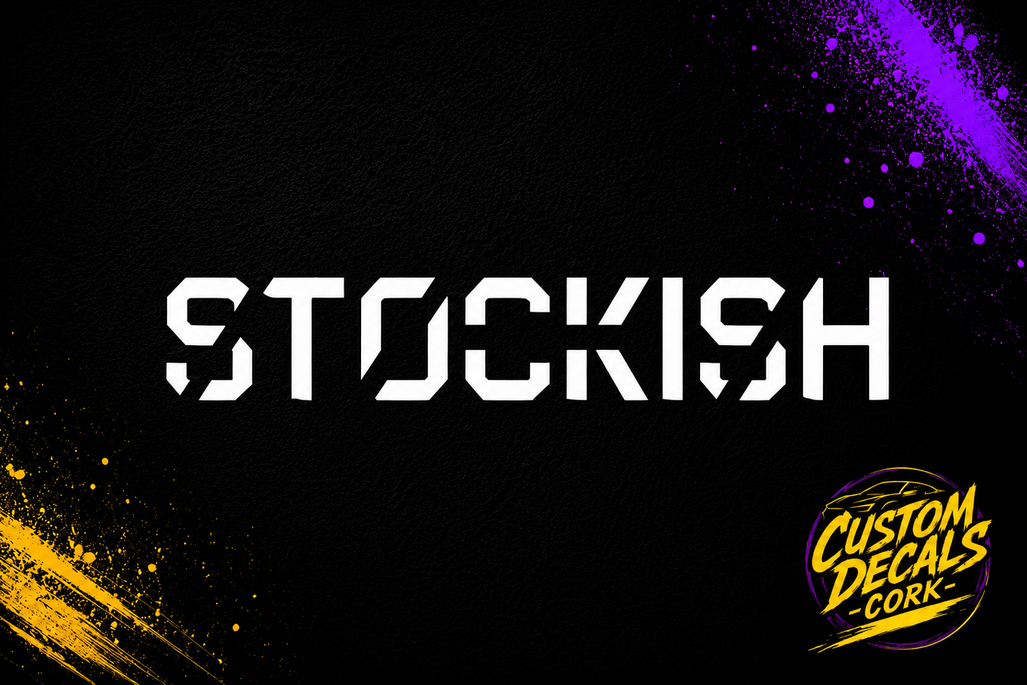 STOCKISH - Vinyl Car Sticker