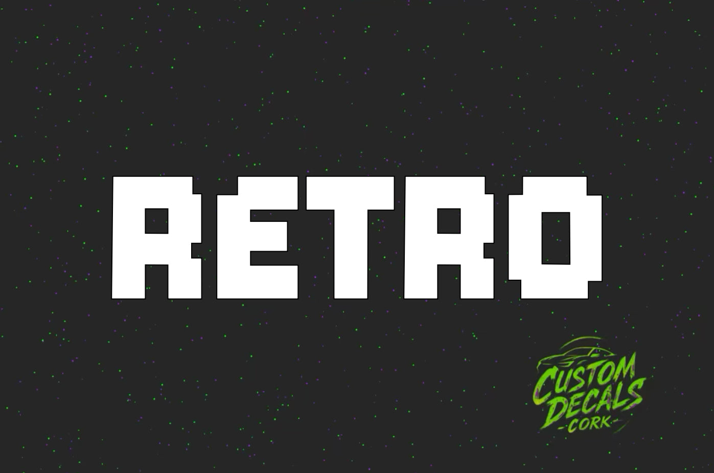 Retro - Vinyl Sticker