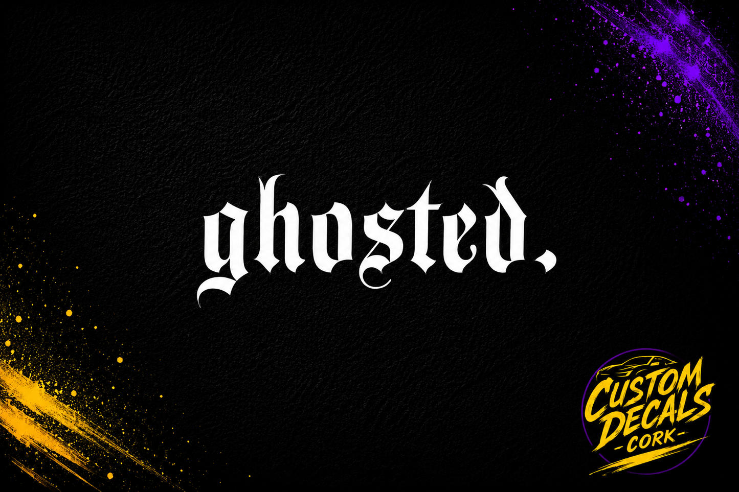 ghosted. | Vinyl Decal