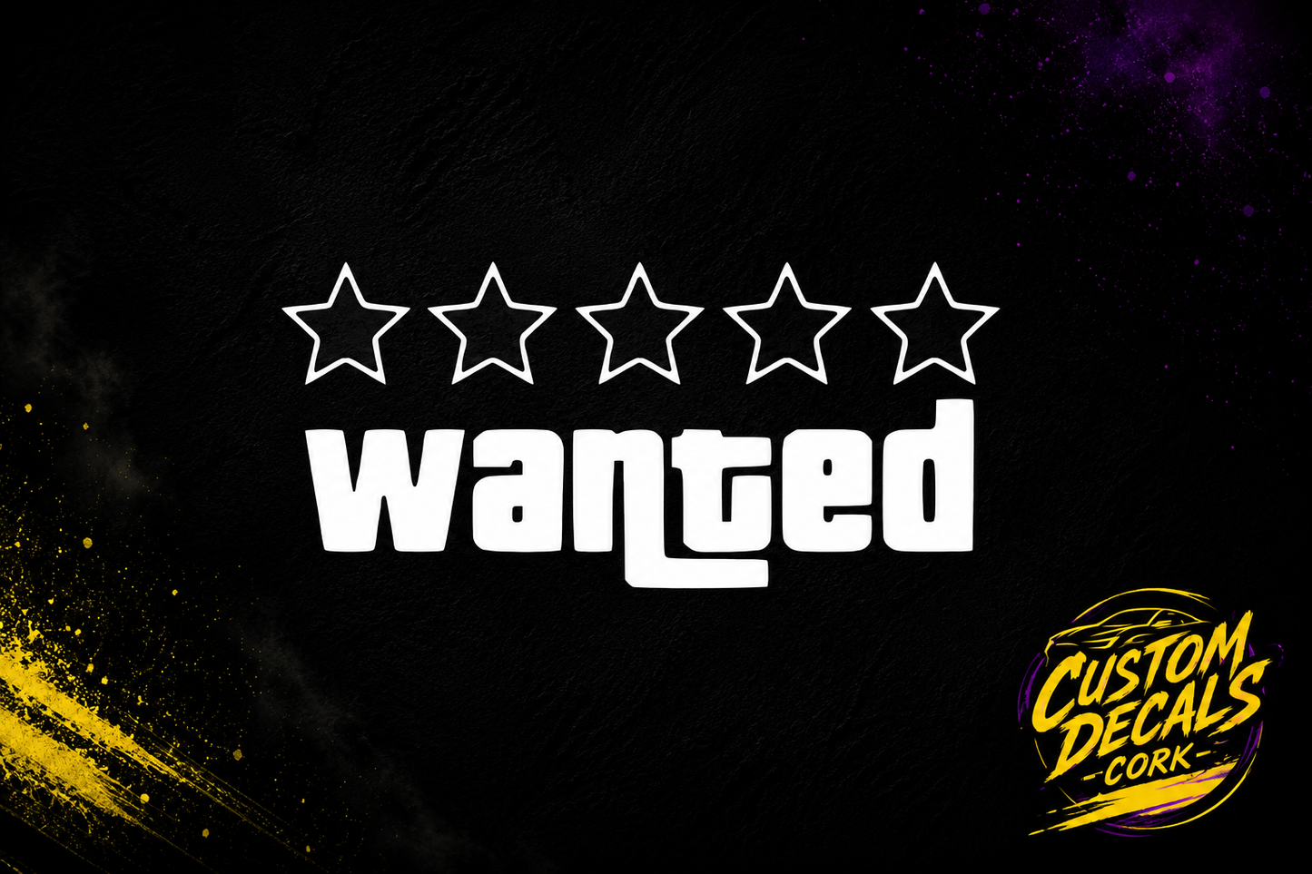 GTA Wanted sticker | Vinyl Decal