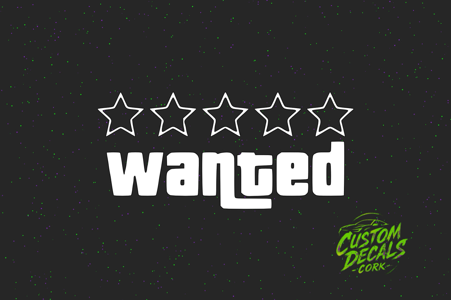 GTA 5 STARS WANTED | Vinyl Decal