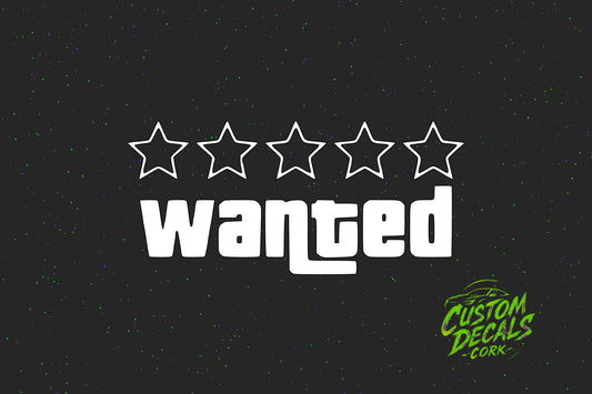 GTA 5 STARS WANTED | Vinyl Decal