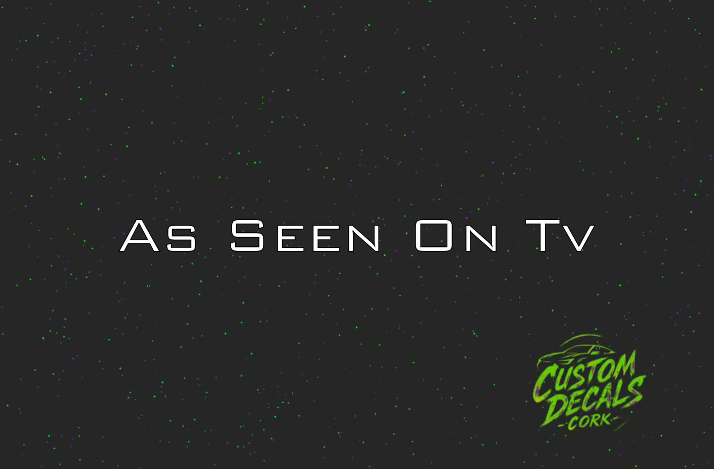 AS SEEN ON TV | Vinyl Decal
