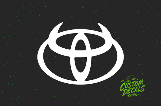 Toyota X Devil Horns | Vinyl Decal