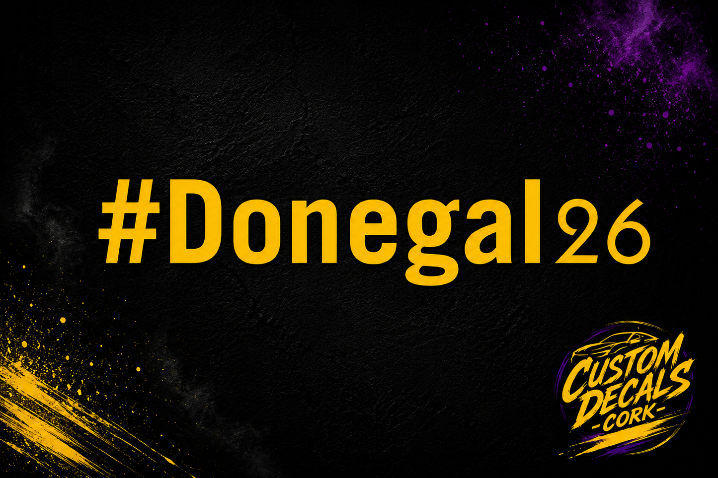 #Donegal26 | Window Sticker