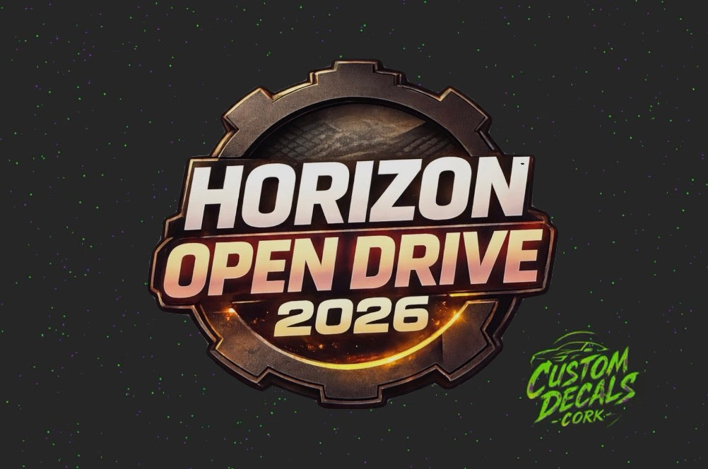HORIZON OPEN DRIVE 2026 Custom printed Qty 15