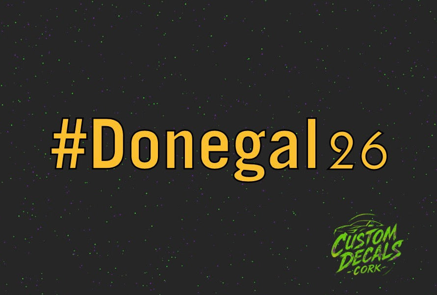 #Donegal26 | Window Sticker
