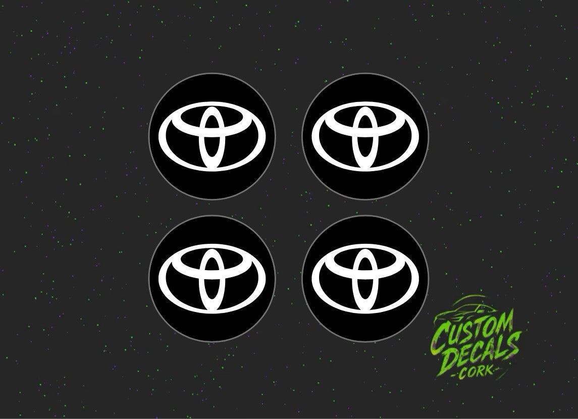 X4 Toyota Printed Sticker - Waterproof